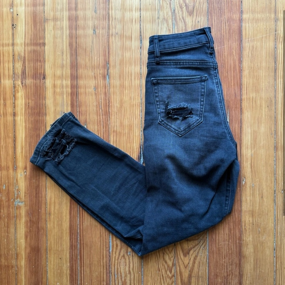 CJLA Black Straight Leg Denim